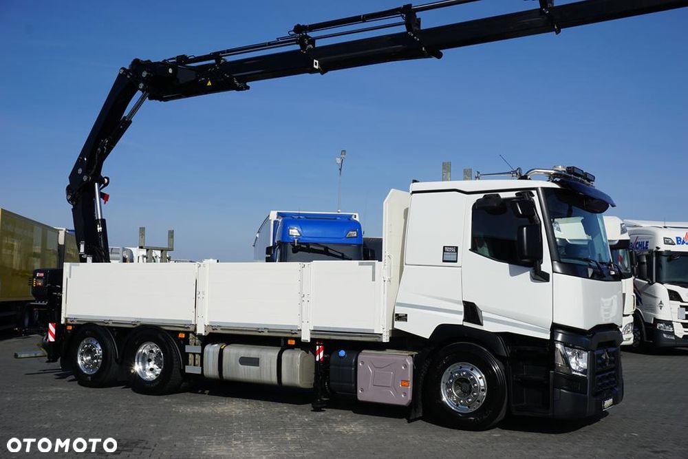 Renault T 380 / 6 X 2 / SKRZYNIOWY + HDS / HIAB 302 E-5 / PILOT / OŚ SKRĘTNA - 23