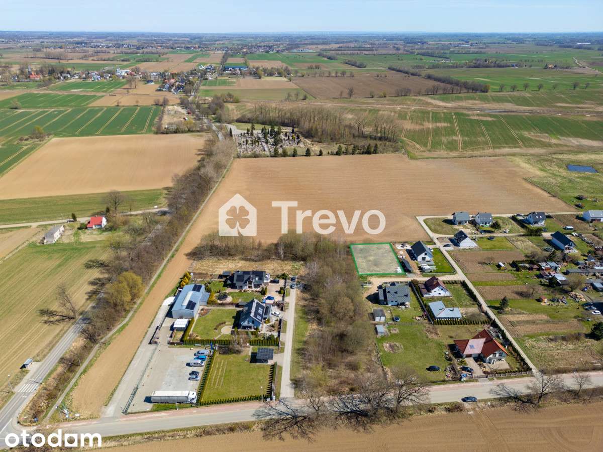 Działka budowlana 1200 m² | Trutnowy | Media - Pełny obrazek: 3/4