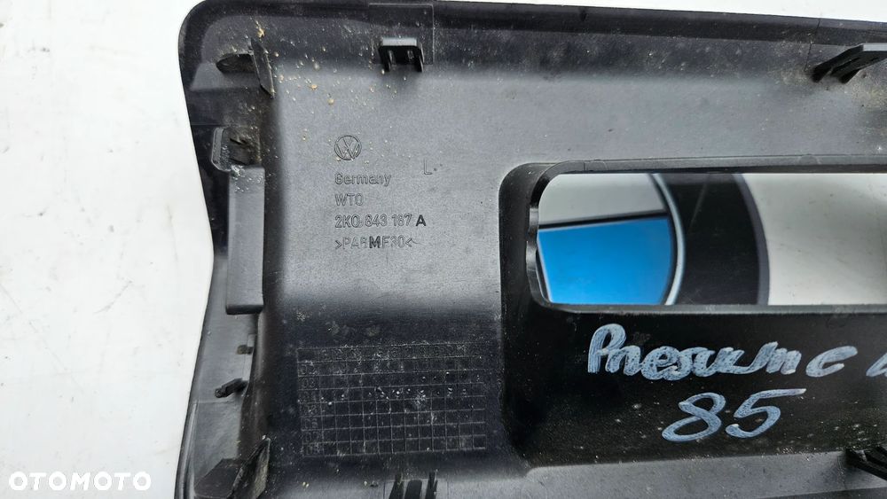 VW Caddy 2K III 2003- Rolka drzwi przesuwnych lewych Rolki drzwi przesuwnych lewych  Prowadnica lewa Zamek Rygiel Mocowanie Obudowa Klamka odbojnik - 21