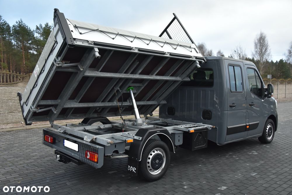 Renault MASTER 2.3 165KM DOKA DUBEL 7 OSÓB / HAK / WYWROTKA 3-STRONNA / NA PODUSZKACH / NAWIGACJA / SERWIS ASO RENAULT DO KOŃCA / SALON PL ! ! ! - 37