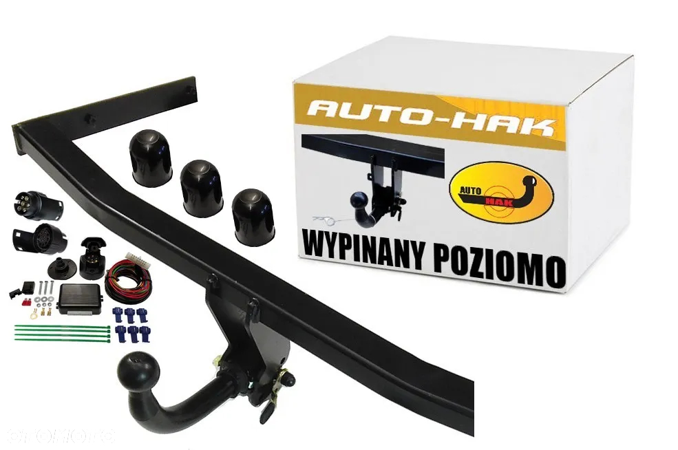 SKODA OCTAVIA2 II+SEDAN 04-13 HAK HOLOWNICZY Z KULĄ WYPINANĄ HORYZONTALNIE ZA POMOCA DŹWIGNI+MODUŁ - 2
