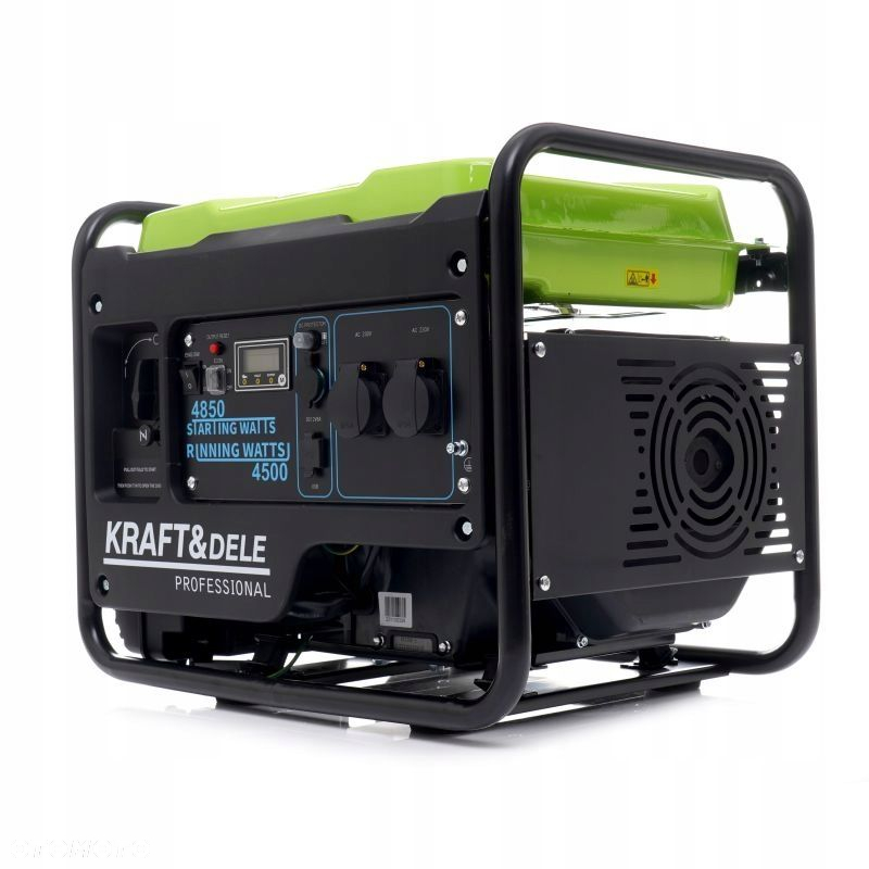 KRAFTDELE AGREGAT PRĄDOTWÓRCZY GENERATOR INWERTOROWY 4,5 kW/ 4,85 kW KD688 - 11