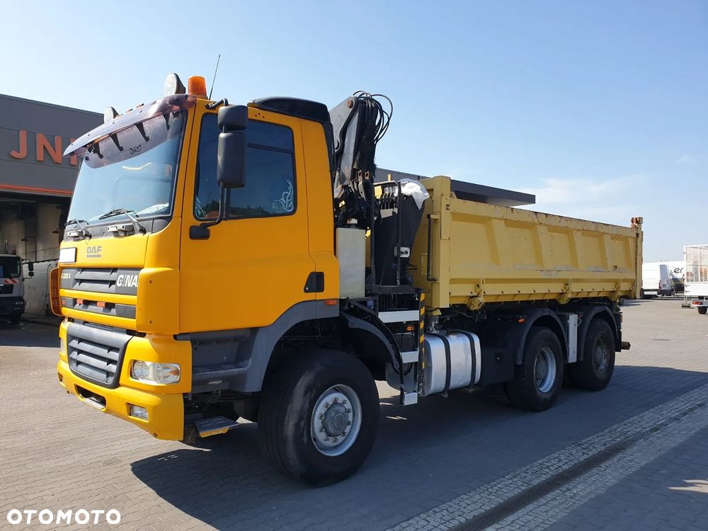 DAF CF GINAF X3335 S 6x6 WYWROTKA+HDS ATLAS 1460 HYDROBURTA KLAPODRZWI SKRĘTNA OŚ - 17