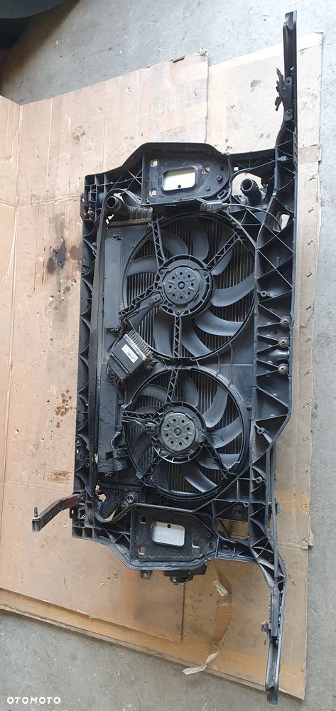 Pas przedni kompletny chłodnice wentylatory belka Audi A4 B8 Lift 2.0 TDI 8K0145805G - 6