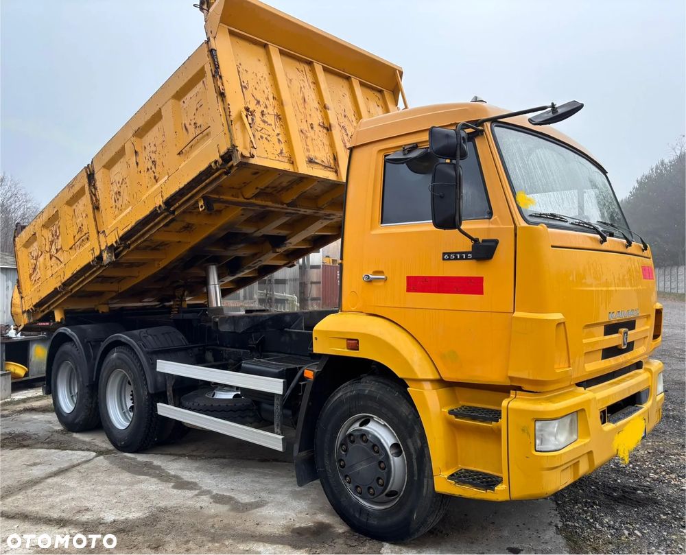 Kamaz 65115 wywrotka 3 stronna kiper 6x4 resor manual połówki 2011r - 2