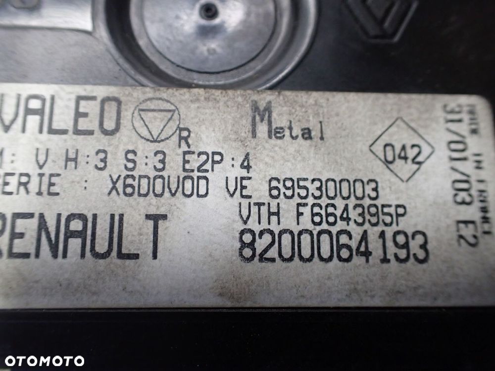 PANEL STEROWANIA NAWIEWU KLIMATYZACJI RENAULT CLIO II 2.0 F4R736 - 6