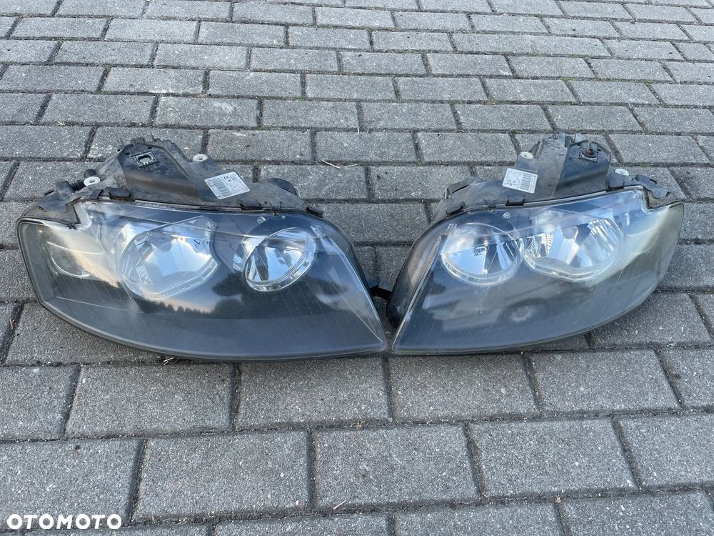 AUDI A3 8P duży grill maska lampa reflektor lewy prawy przód pas przedni LZ5C nadkole - 5