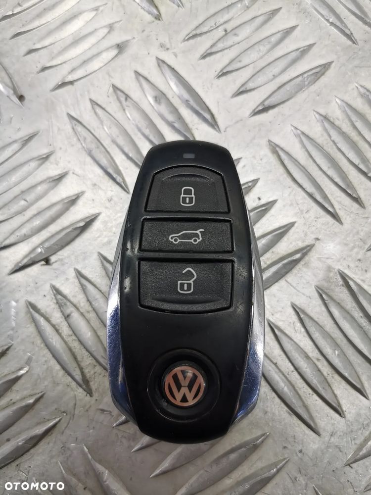 VW TOUAREG 7P 10-18R KLUCZ KLUCZYK PILOT ORYGINAL 7P6959754 - 1