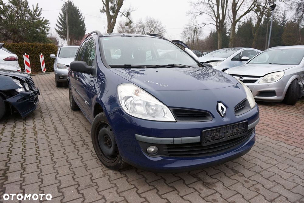 RENAULT CLIO III PH1 KOMBI 2008 OV460 1.2 16V D4F740 75KM JH3176 GRANATOWY na części - 7