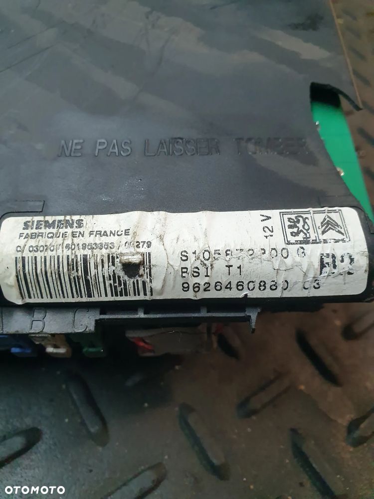 BSI PEUGEOT 206 9626460880 S105872300G - 3