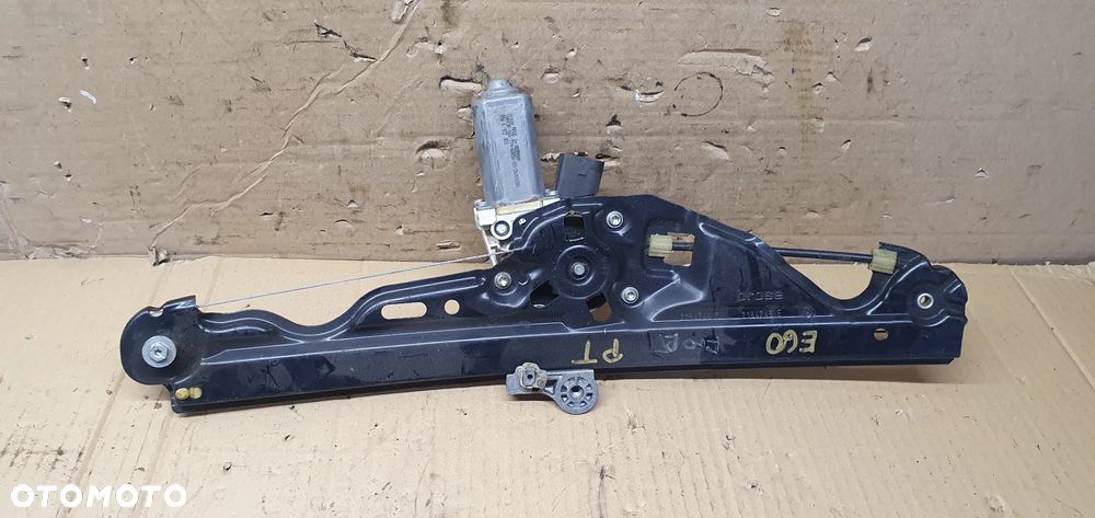 Mechanizm podnośnik szyby prawy tył BMW 5 E60 6922320 7184744S 7184746E - 2
