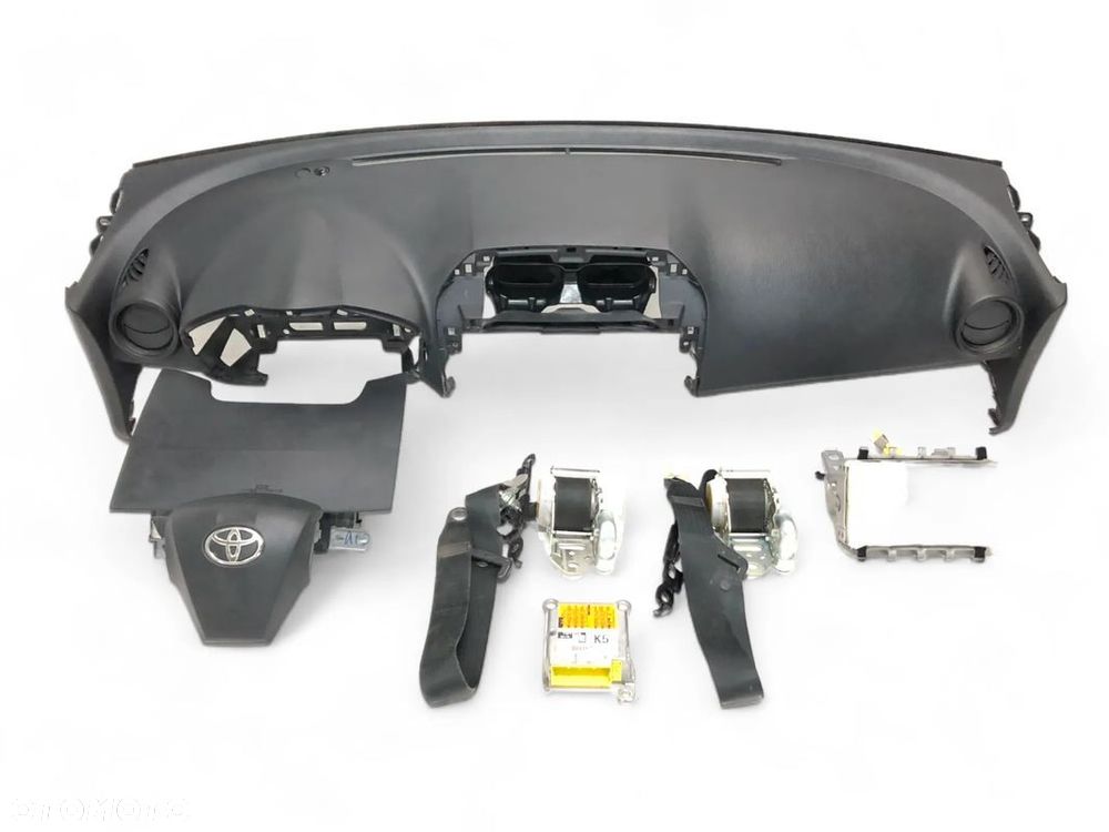 TOYOTA RAV4 III XA30 LIFT FL 2010-2012 DESKA ROZDZIELCZA KONSOLA AIRBAG PODUSZKI KOMPLET