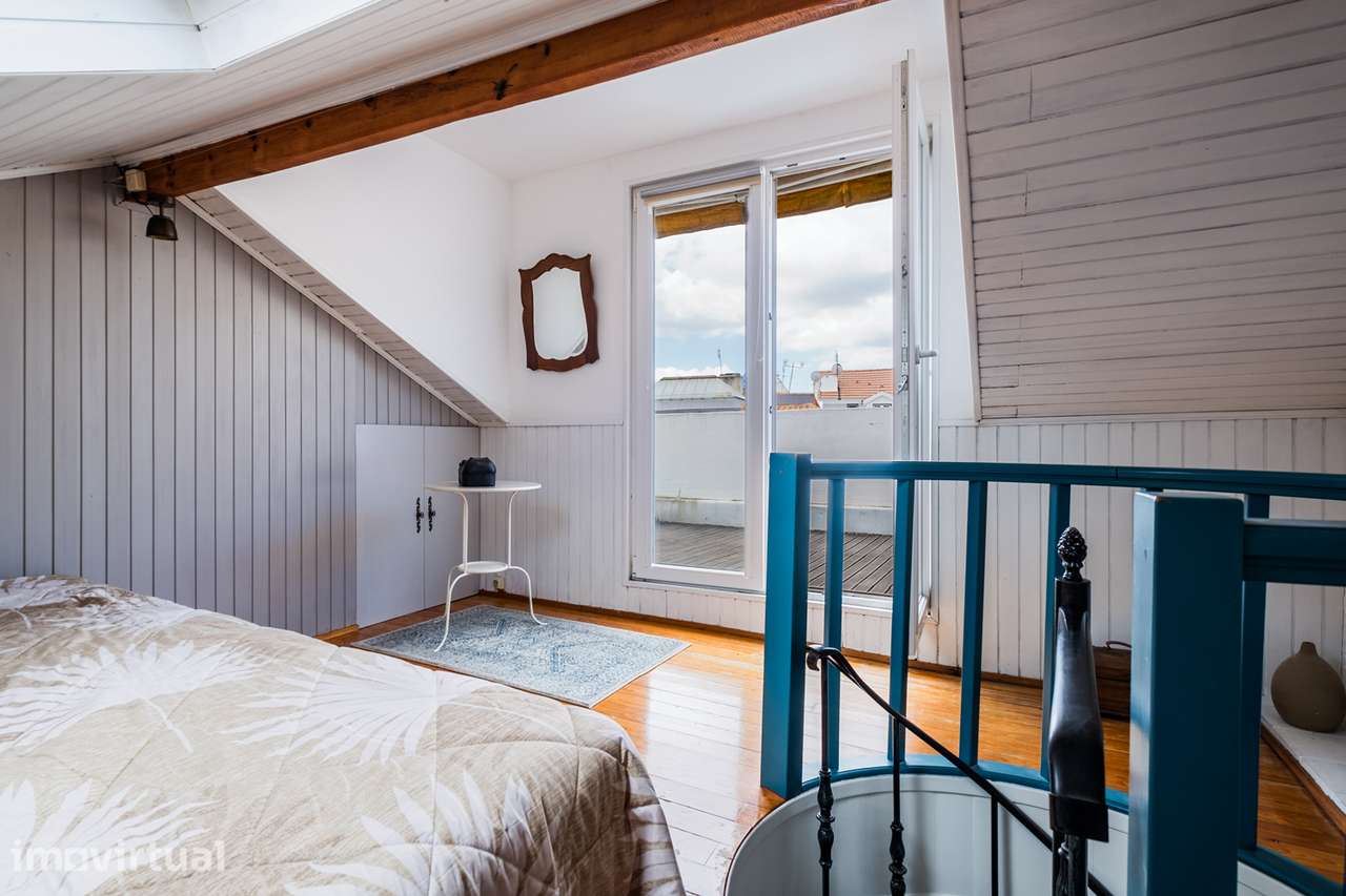 Penthouse Duplex com terraço e vista Rio Tejo - Grande imagem: 5/16