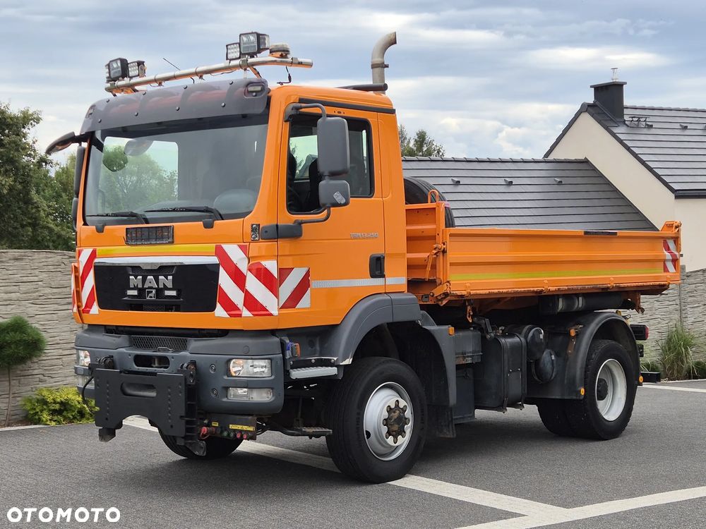 MAN TGM 13.250 4x4 Czołownica Hydraulika - 2