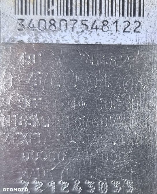 pompa wtryskowa zexel nissan patrol y61 3.0 di zd30 04705047046 16700vy101 - 6