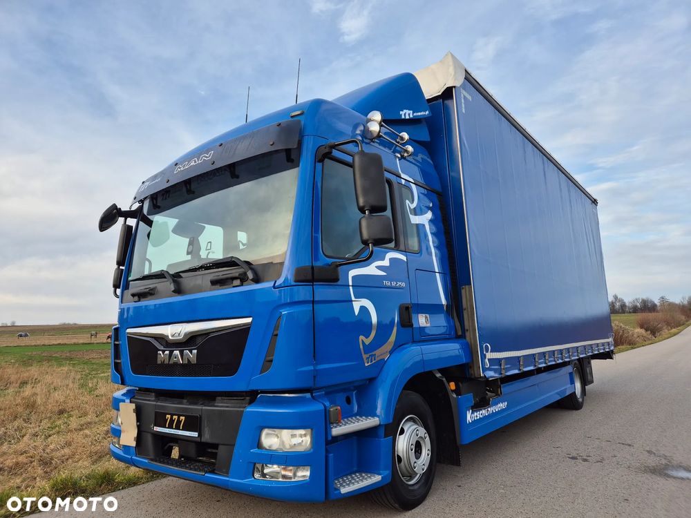 MAN TGL 12.250 cena za ZESTAW TANDEM UNIKAT przebieg z Niemiec MANUAL HAK / EURO 6 / przyczepa zestaw jumbo / opony 80% - 3
