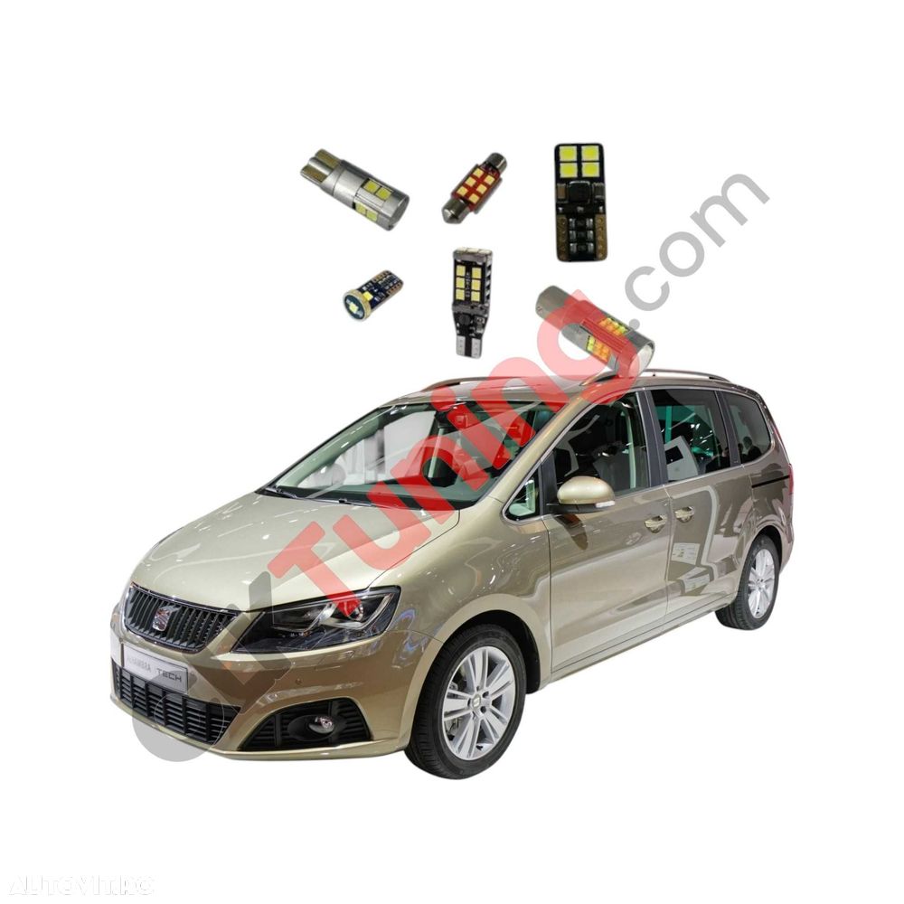 Pachet becuri led leduri pt iluminare interior Seat Alhambra II - 1