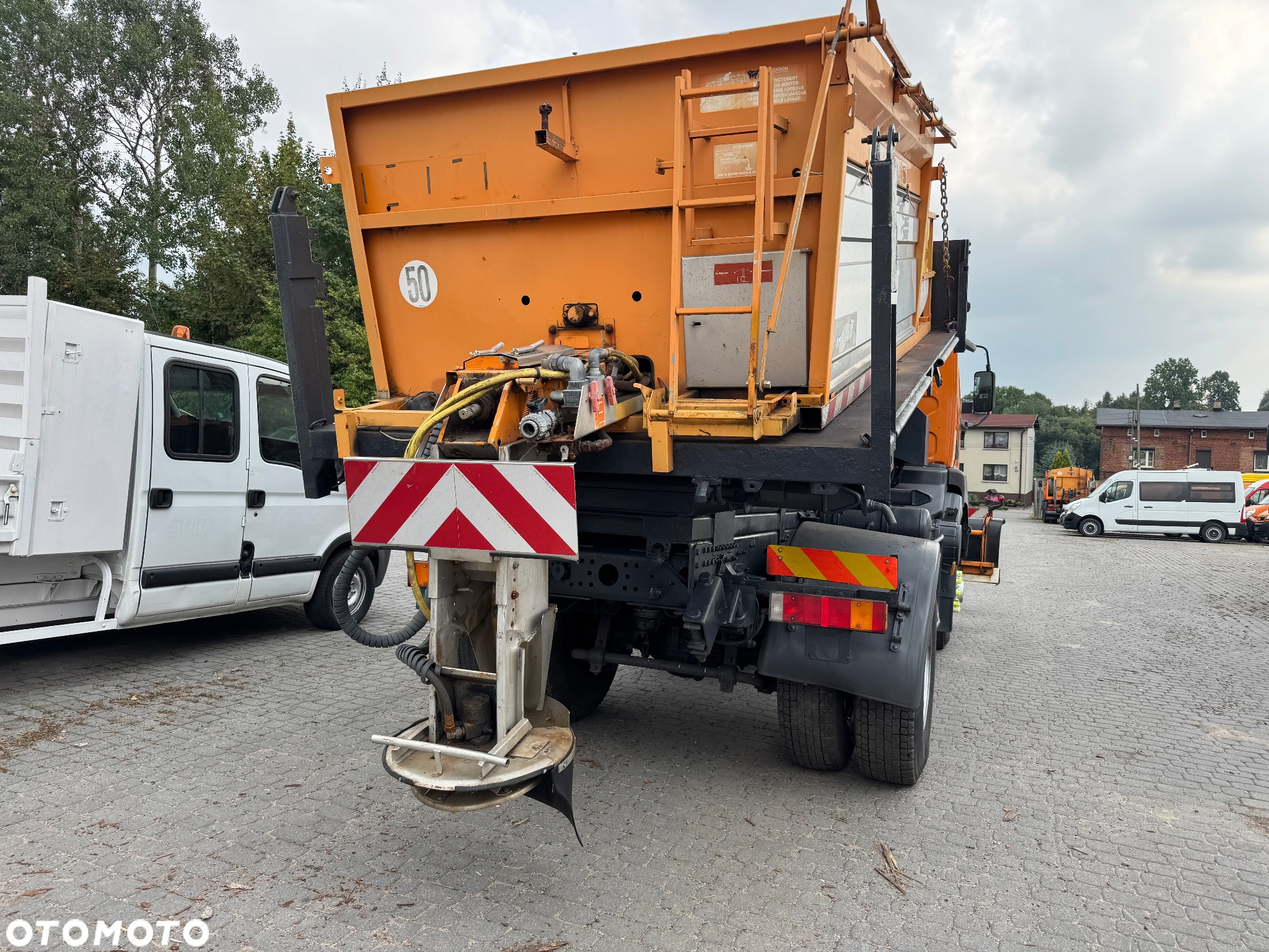 Renault Kerax 4x4 320DCi Wywrotka 3str 2004r. Klima SPECJALNY Solarka ACOMETIS Piaskarka Pług - 6