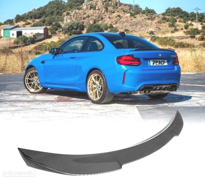 AILERON LIP BMW F22 F23 LOOK M4 CARBONO - 1