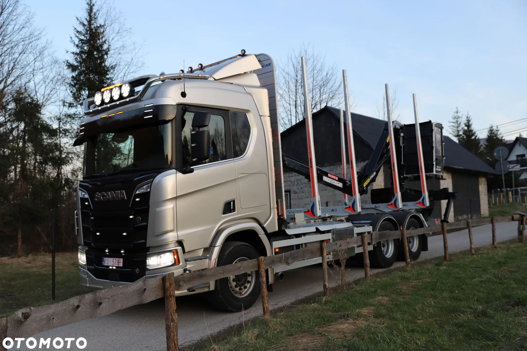 Scania R650 6X4 EURO 6 Resor Resor Dzwig Epsilon z Kabina Do drewna Lasu dłużycy kłody Palfinger - 15