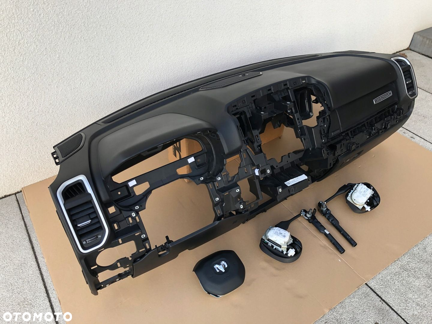 DODGE RAM 1500 V 19 2019-2024 DESKA KOKPIT KONSOLA PASY AIR BAG KOMPLET - 3