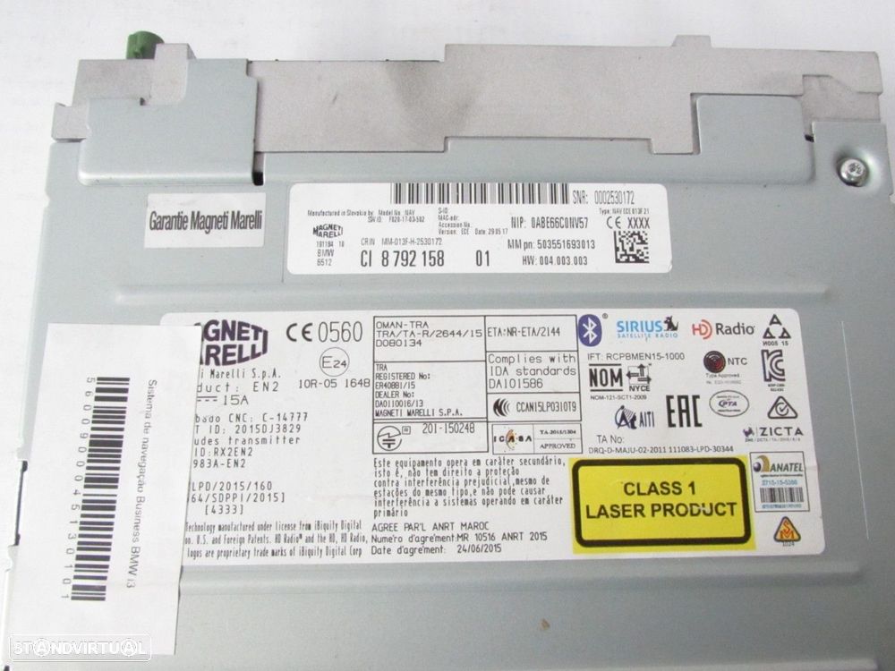 Sistema de navegação Business Seminovo/ Original BMW i3 (I01)/BMW 2 Active Toure... - 4