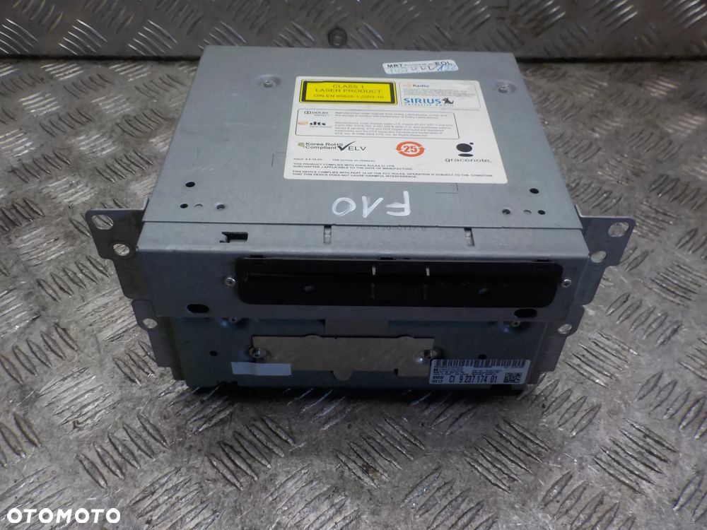 BMW SERIA 5 F10 RADIO NAWIGACJA HARMAN/BECKER 9237174 - 1