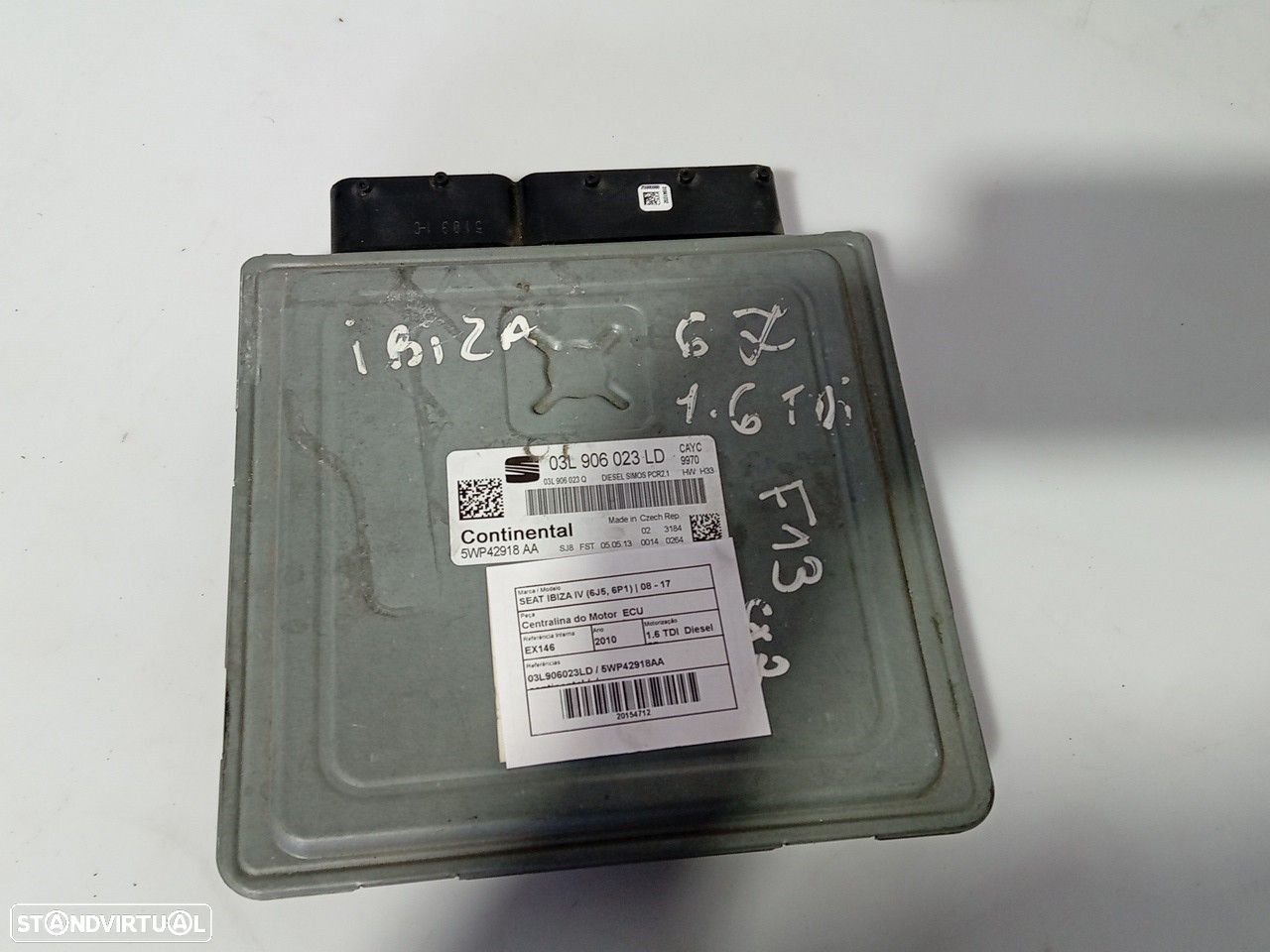 Centralina motor / ECU SEAT Ibiza IV (6J5, 6P1) - 1