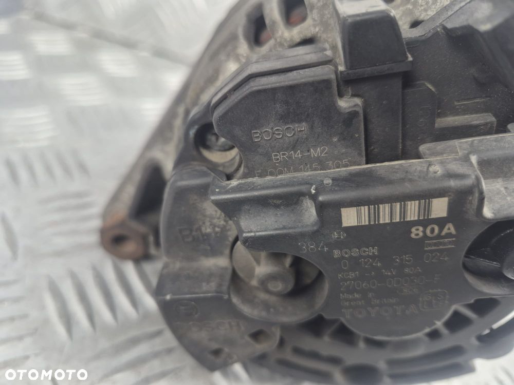 Alternator Toyota Corolla E12 0124315024 - 6