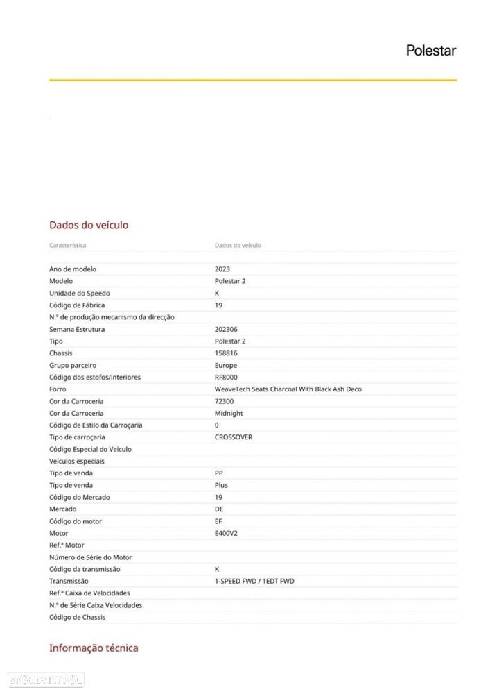 Polestar 2 Standard Range 69 kWh - 40