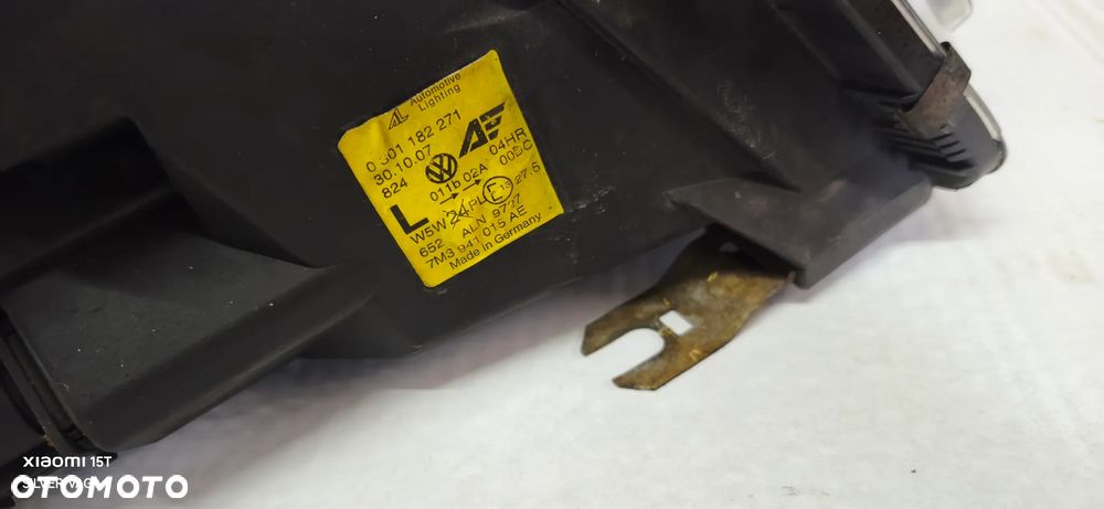 Lampy przednie kompletne VW Sharan Xenon Lewa Prawa przód Alhambra przetwornica ksenon - 8