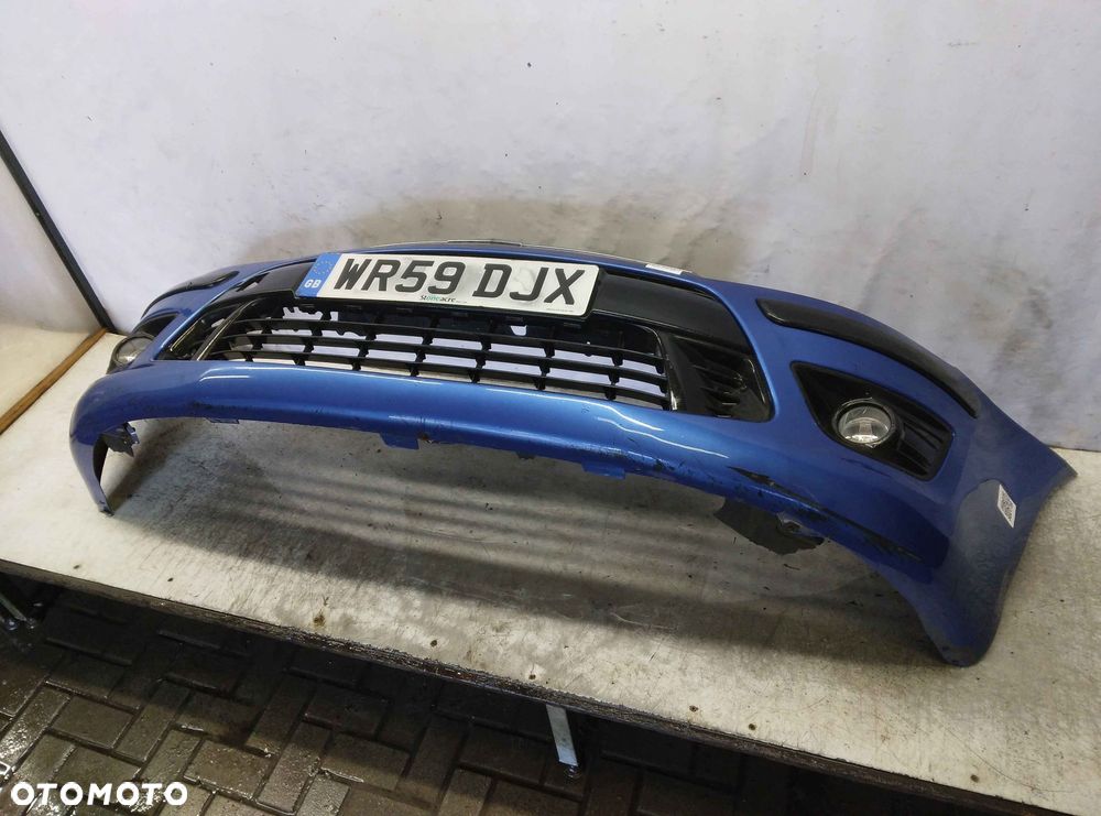 ! ZDERZAK PRZÓD PRZEDNI DO CITROEN C4 LIFT FL KGS NIEBIESKI HALOGENY - 1