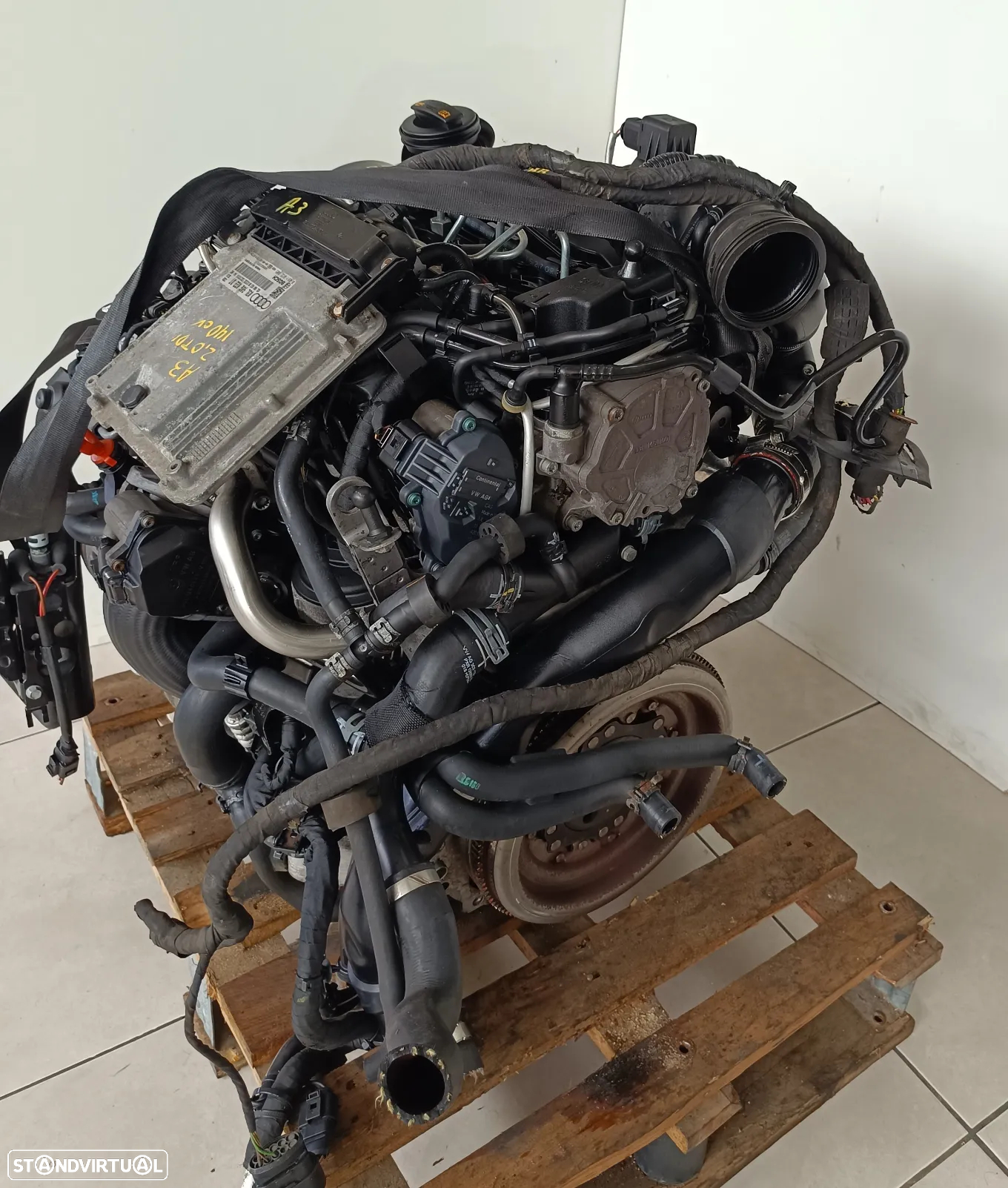 Motor Audi A3 2.0TDI 170cv CBB caixa 6v DSG 6 v automatica DSG LQT - 3
