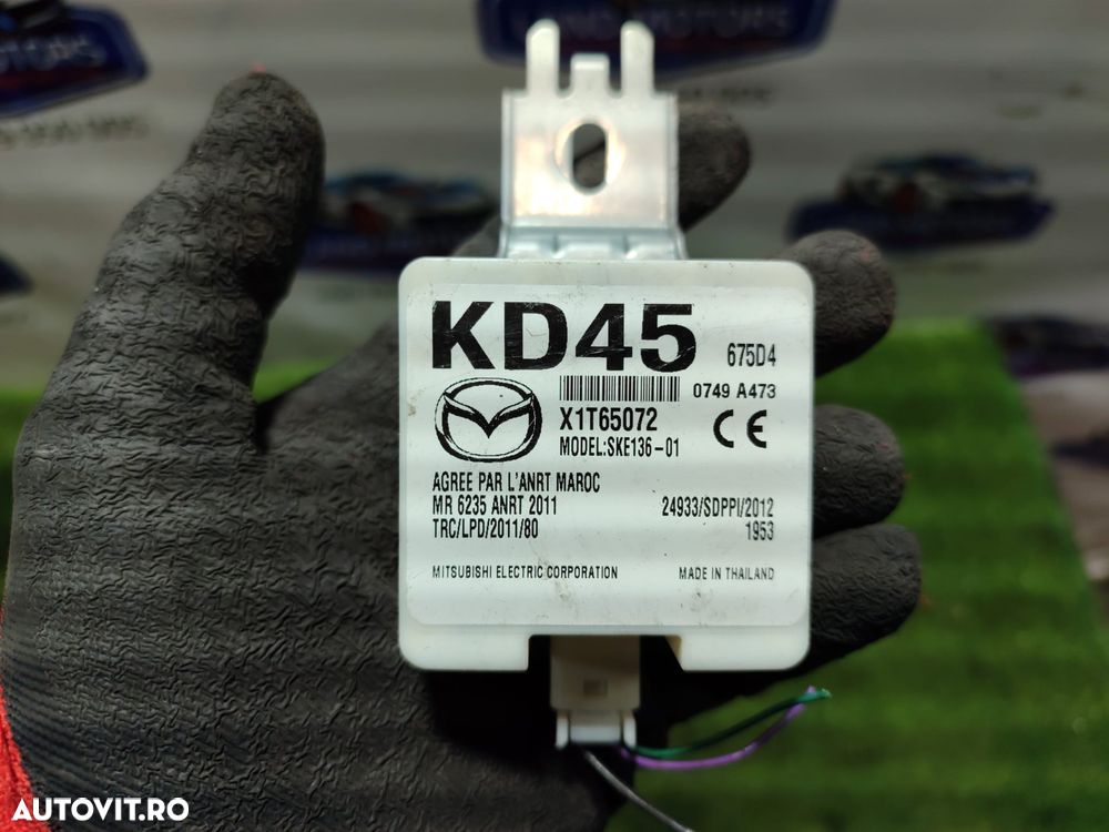 MODUL KEYLESS + MODUL LUMINI MAZDA 3 2.2 DIESEL 2015 HATCHBACK / 2014-2018 COD OEM X1T65072 / KD45675D4 / B45C5102X - 7