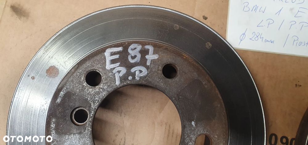 Tarcze hamulcowe przód przednie klocki BMW I E81 E87 2.0i - 7