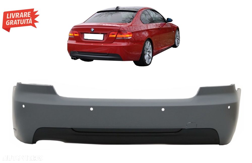 Bara Spate BMW Seria 3 E92 E93 Cabrio Coupe (2006-2013) Pre LCI LCI M-Technik Desi- livrare gratuita - 6