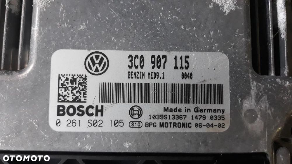 Komputer Sterownik Silnika 3C0907115 VW B6 TFSI - 2