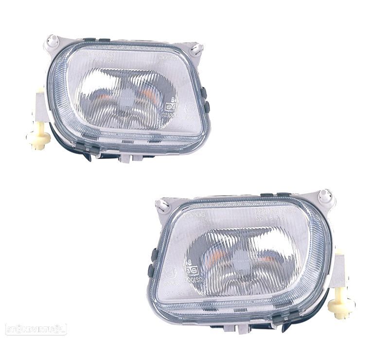 FARÓIS DE NEVOEIRO MERCEDES CLASSE E W210 95-99 VIDRO CLARO - 1