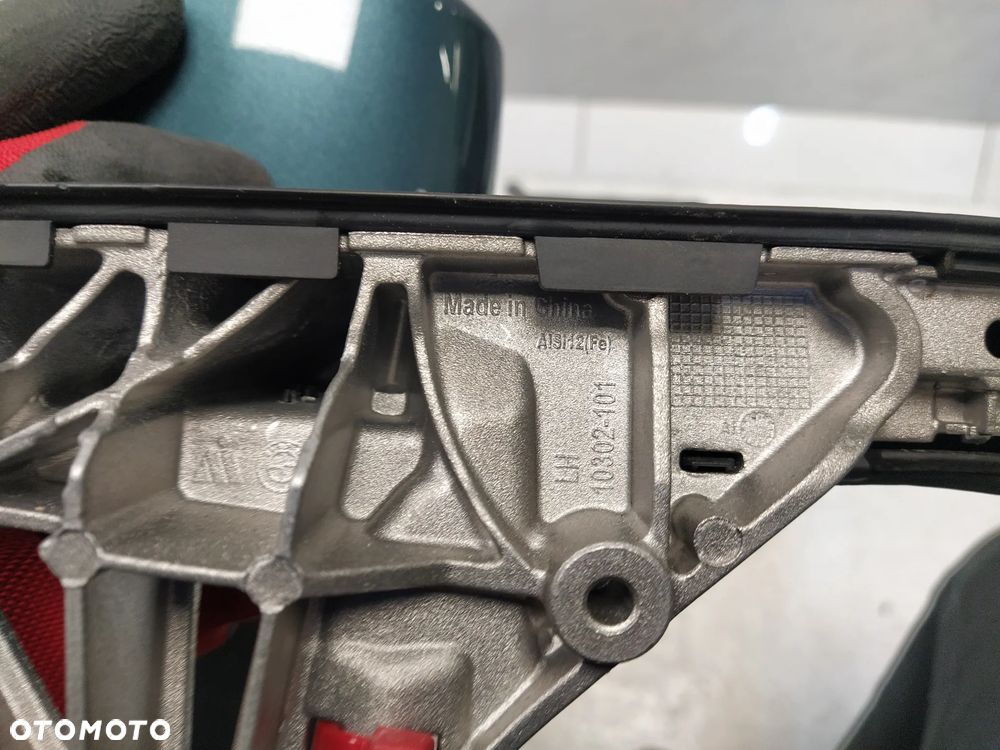 BMW IX I20 LUSTERKO ZEWNĘTRZNE LEWE ASFERYCZNE ASYSTENT 9+6 PIN KOMPLETNE UK ORYGINAŁ - 10