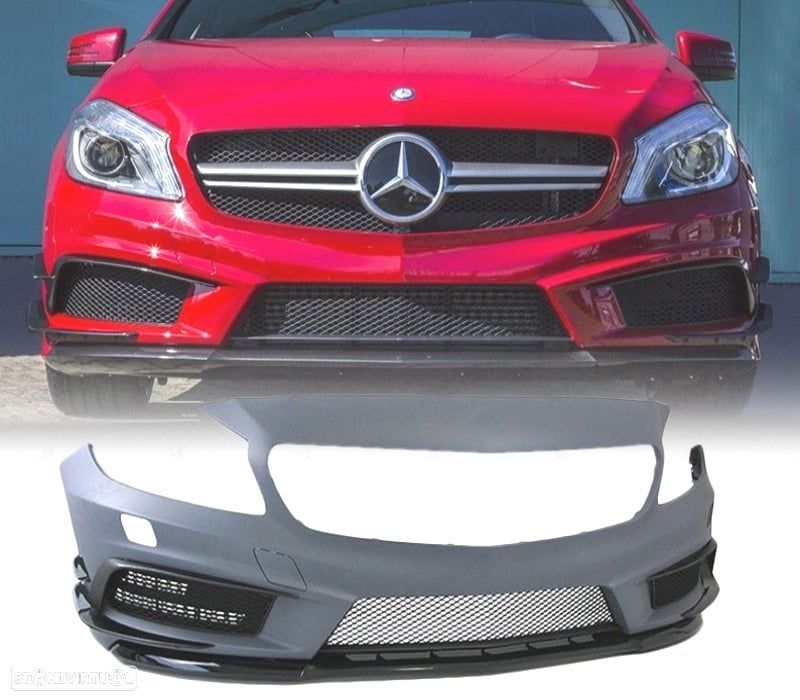 PARA-CHOQUES FRONTAL MERCEDES CLASE A W176 12-15 LOOK AMG SRA - 1