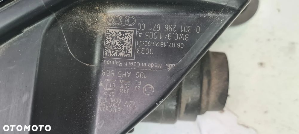 AUDI A4 B9 LAMPA LEWA PRAWA REFLEKTOR XENON 8W0941005A 8W0941006A - 19