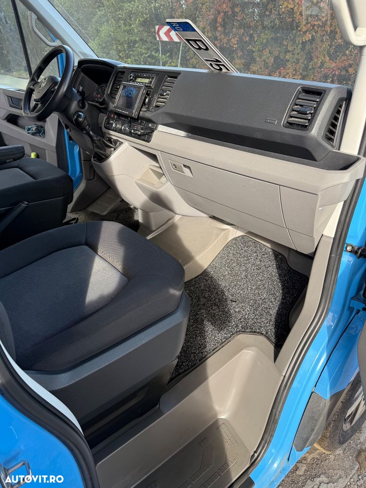 Volkswagen VW Crafter Cub TVA DEDUCTIBIL 35 an 2020 2.0tdi 157.000km Istoric Service Complet la reprezentanta vw Stare foarte buna NU Mercedes Sprinter Duba Iveco Ford transit izoterma - 27