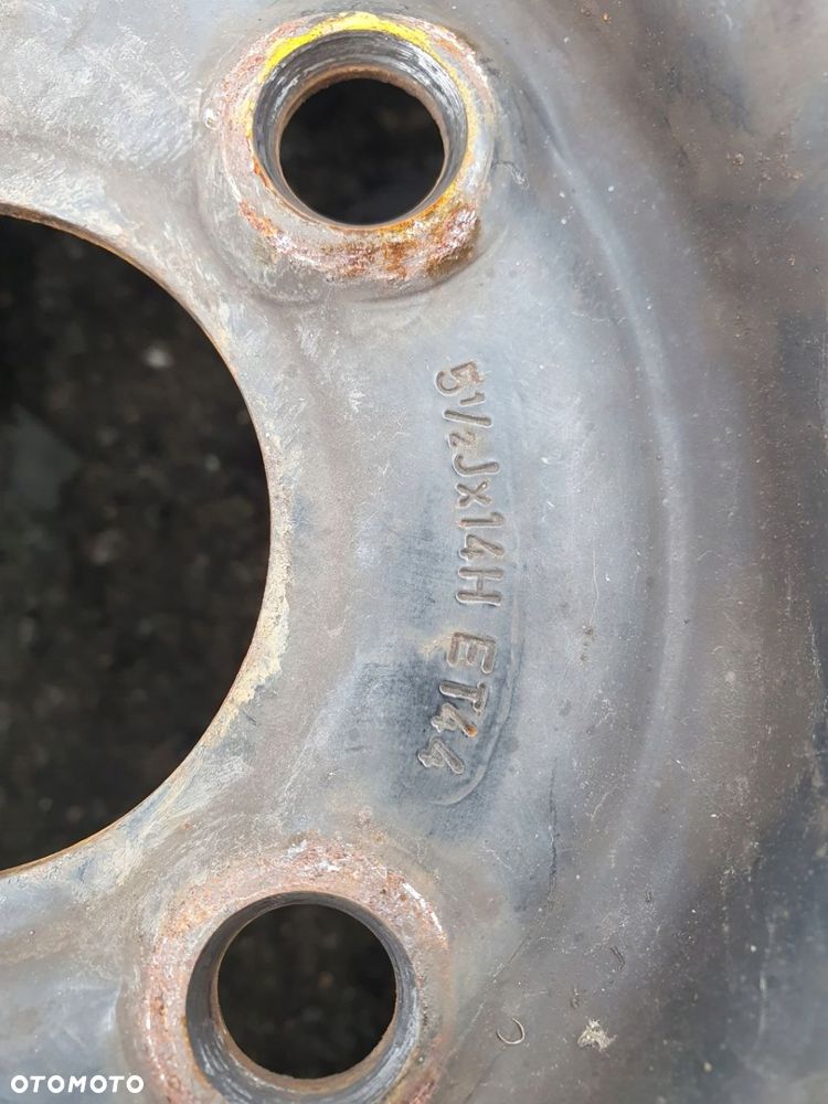 felga stalowa felgi stalowe 14" et 44 FIAT ALBEA proste zdrowe 4szt 4x98 - 4