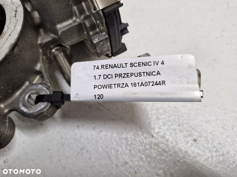 RENAULT SCENIC IV 4 1.7 DCI PRZEPUSTNICA POWIETRZA 161A07244R - 4