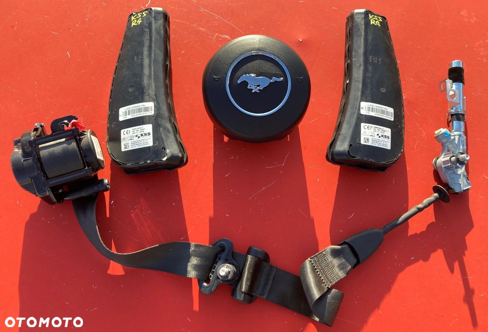 FORD MUSTANG VI 6 2015-2018 AIRBAG PODUSZKA POWIETRZNA KIEROWCY ORYGINAŁ PODUSZKI PASY PAS AIRBAG FOTELA W FOTEL okazja warto sprawdź Raz2 - 9