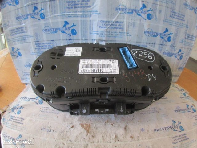 Quadrante 6R0920861K VW POLO 6R FASE 1 2014 1.6TDI 90CV 5P VERMELHO KM/H DIGITAL - 2