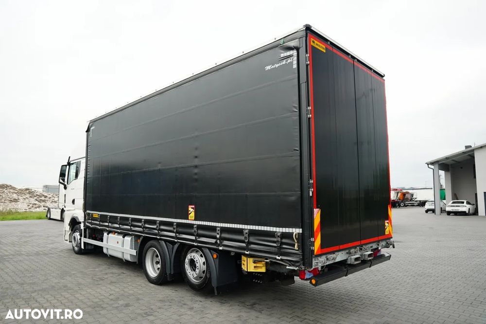 MAN TGX 26.480 / CORTINĂ / SOLO 7.75 M / PUNȚĂ RIDICATĂ / AUTOMATĂ / CAMERĂ / NAVIGAȚIE - 4