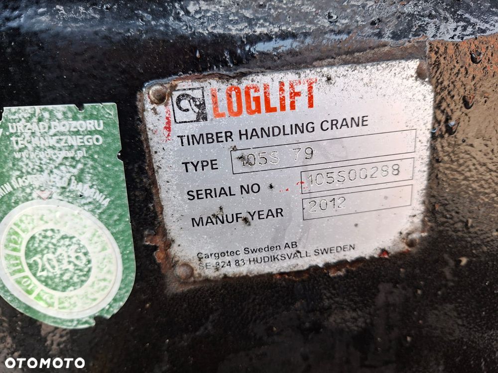 Hds Loglift 105S z kabiną dźwig żuraw w oryginale - 19