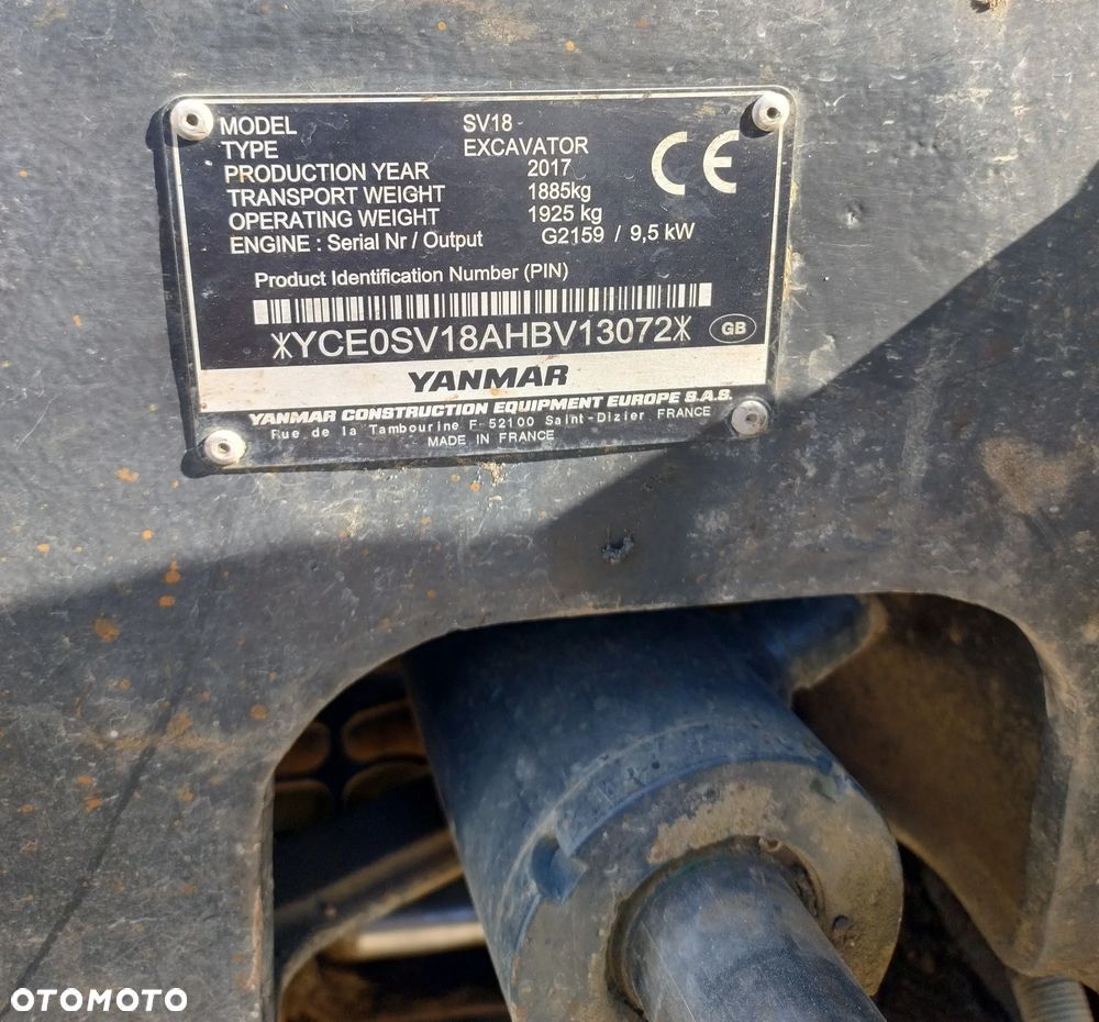 Yanmar SV18 - 5