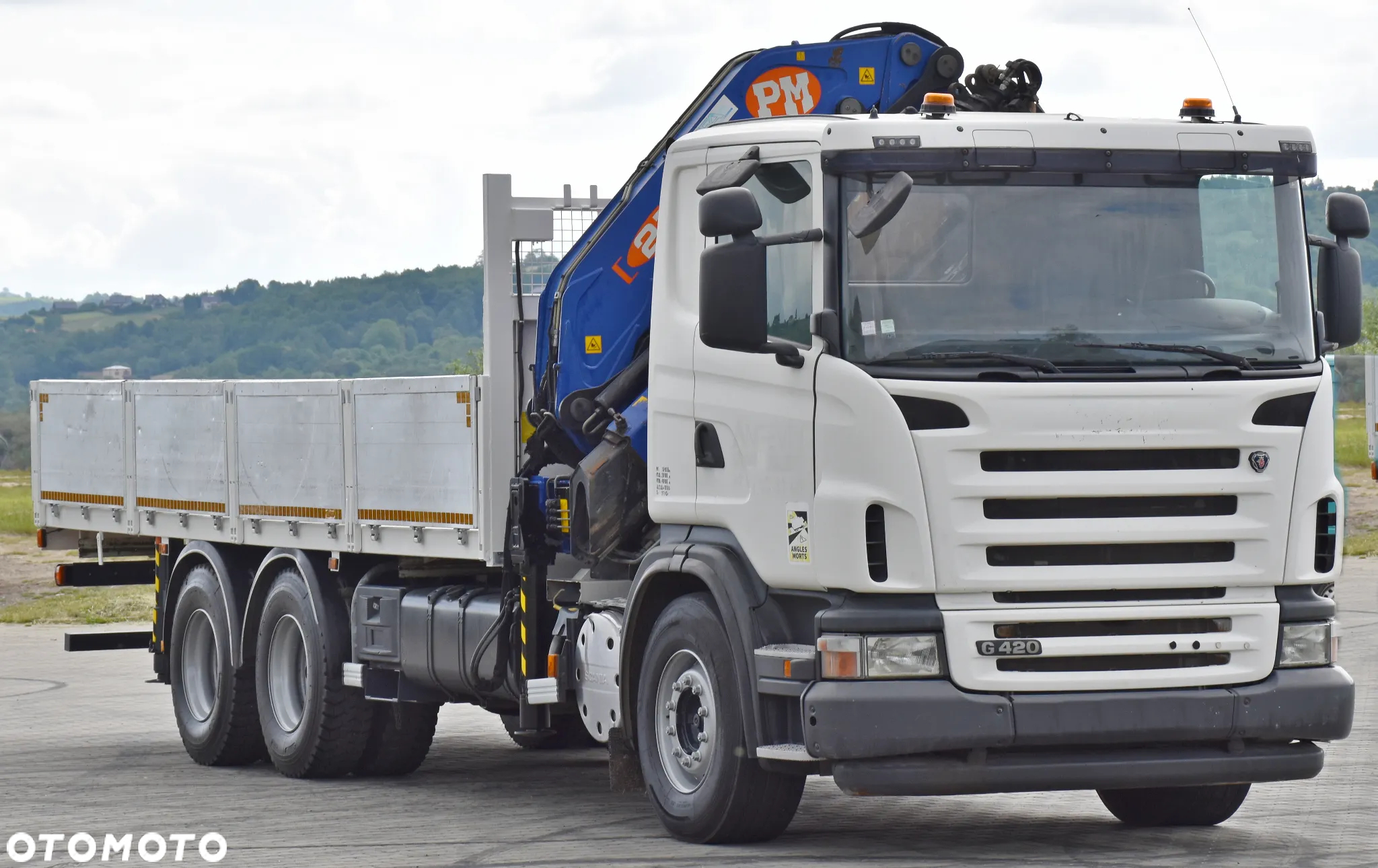 Scania G 420 * SKRZYNIA 6,90 m * PM 27S LC + PILOT / 6x4 - 4